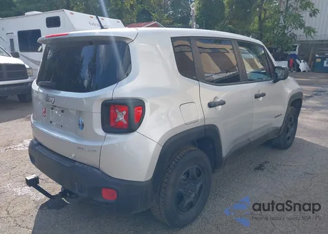 2016 Jeep Renegade Sport from USA, damaged, VIN ZACCJBAW8GPC74821
